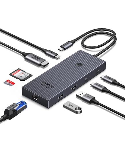 Anker 364 USB C Hub (10-in-1, Dual 4K HDMI, Black) : Amazon.com.au